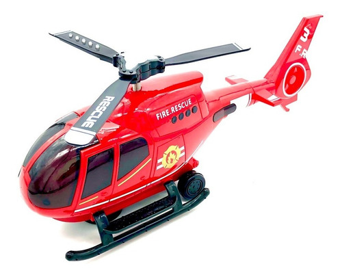 Helicóptero Especial Con Movimiento Luces Y Sonido Grande 