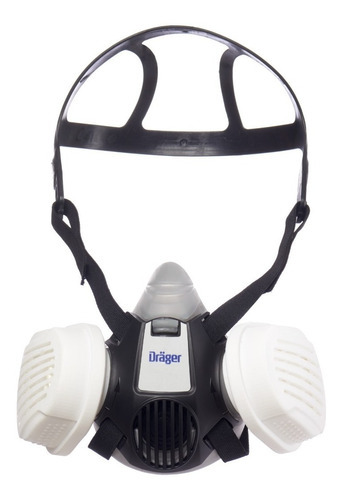 Kit Protección Respiratoria-pintura-máscara Y Filtros Color Negro