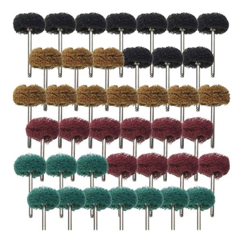 Imagem 5 de 12 de 40pcs Escova Pad Escova Abrasiva Roda Polimento Cning