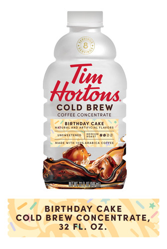 Tim Horton´s Café Liquido Cold Brew Birthday Cake 946ml