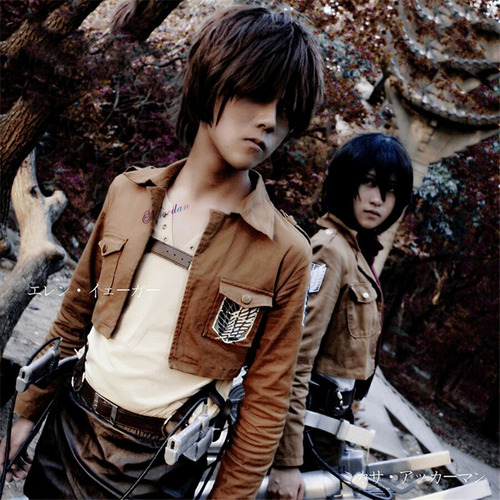 Anime Attack On Titan Cosplay Shingeki No Kyojin Jacket Reco