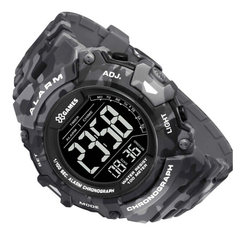 Relógio Masculino Camuflado X-games Digital Silicone +nf