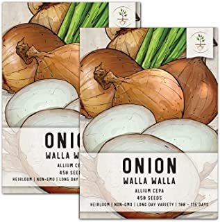 Paquete De 450 semillas, Walla Walla Onion (allium Cepa) Non