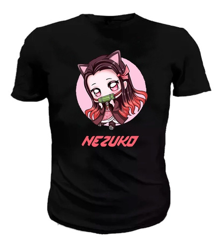 Playera Demon Slayer Nezuko Demonio Para  Adultos Y Niños