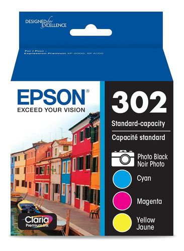 Cartuchos Combinados De Color Epson 302 Claria Premium Ink