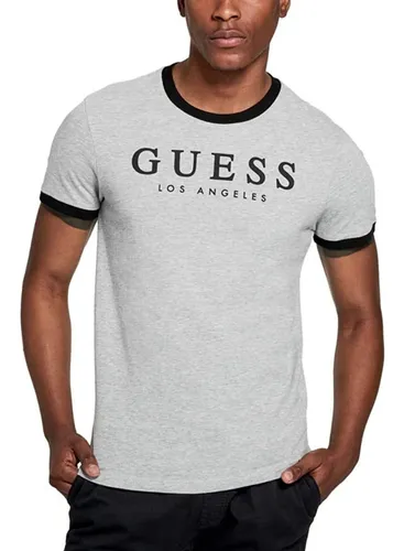 Playera Guess 100 Original Talla S Gris Con C digo Qr Env o gratis