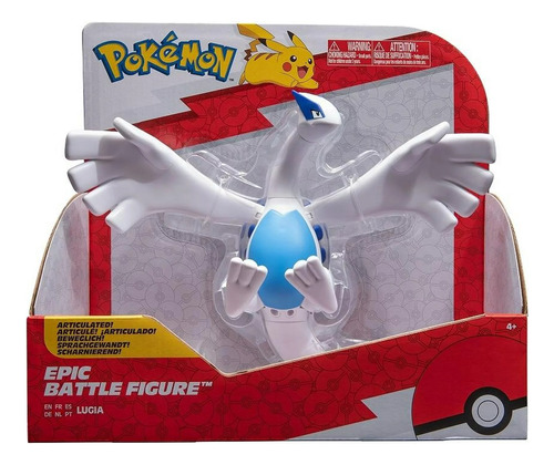 Pokemon Lugia De 12 Pulgadas, Batalla Épica, Articulada