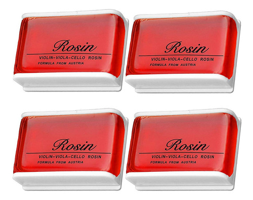 4 Brea Resina Violin Viola Cello Colofonia Rosin Profesional