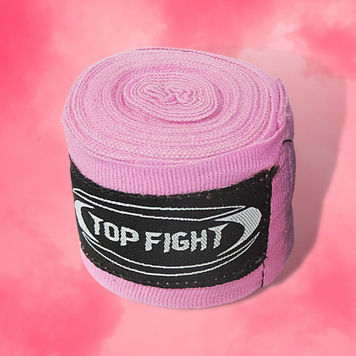 Imagen 4 de 9 de Vendas Top Fight Boxeo 3 Mts. Par Con Enganche Pulgar Crazy