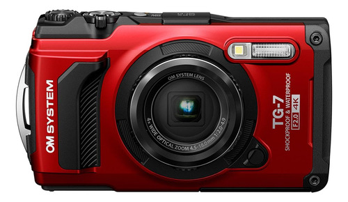 Om System Tough Tg-7 Camara Digital - Rojo