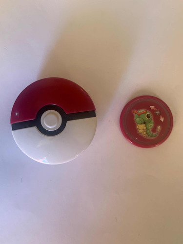 Pokemon Pokebola Y Disco De Pokemon Caterpie (Usado)