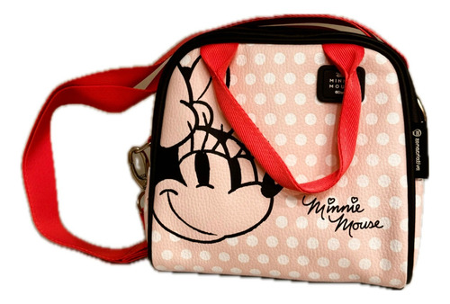 Bolsa Maleta Com Alça Térmica Disney Minnie Zona Criativa