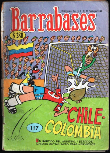 Comic Barrabases Número 117 Chile Colombia.