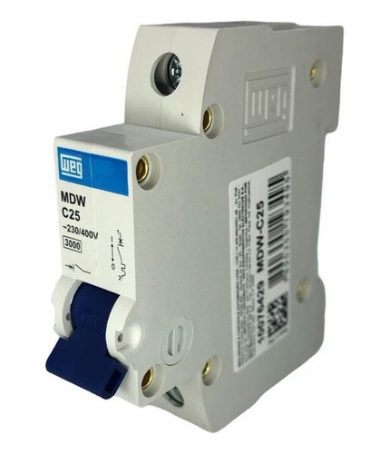 10076429 Mini-interruptor Termomagnetico 1p - 25a Mdw-c25