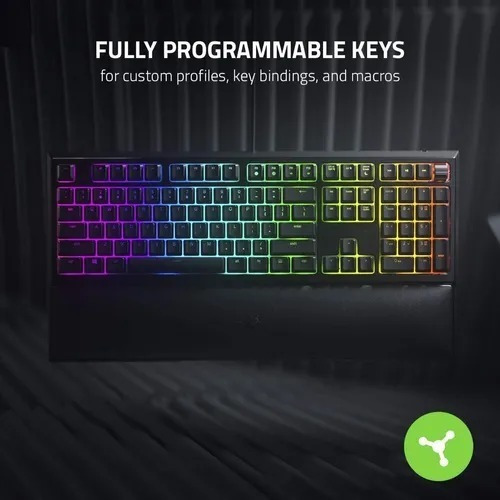 Imagen 5 de 7 de Teclado Hibrido Semi-mecanico Razer Ornata V2 Rgb Chroma Xg!