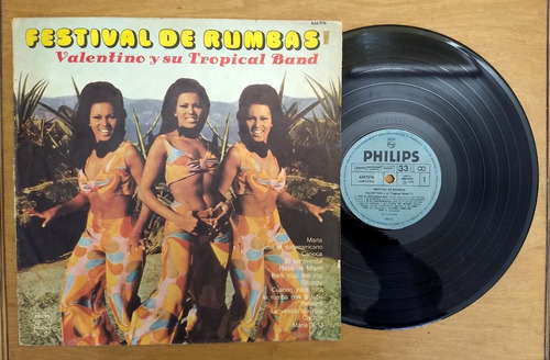 Valentino Tropical Band Festival De Rumbas Disco Vinilo Lp