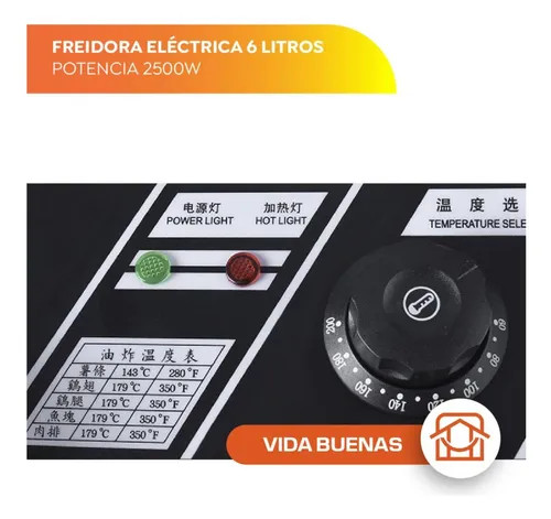 Freidora Profesional Freír Industrial Acero Inoxidable 6l