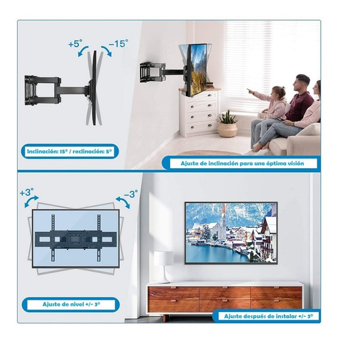 Rack Soporte Móvil Plegable Tv Led, Smart De Doble Brazo!!!!