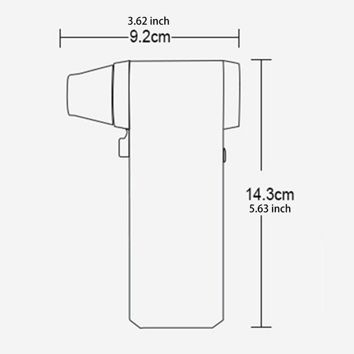 Mini Blower Turbofan Blower Nieve Ventilador Potente Para