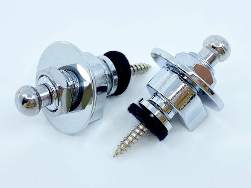 Als Chrome Straplocks Conjunto De 2 Ensamblaje Completo Para