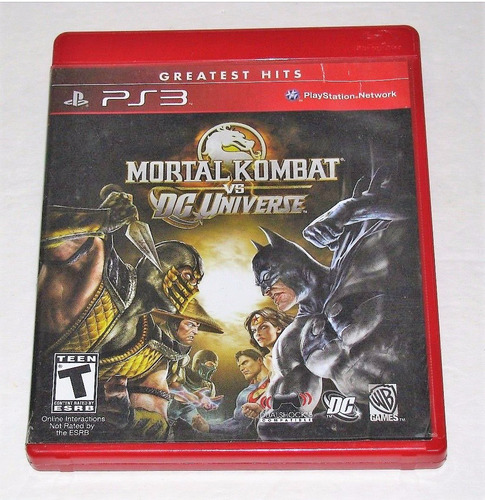 Mortal Kombat Vs Dc Universe Ps3 Play Magic (Usado)