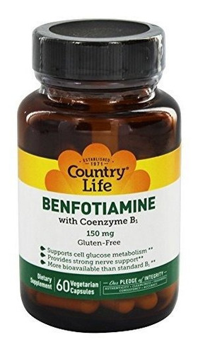 Vida En El Campo Benfotiamine 150 Mg De Tiamina - Bioavilabi