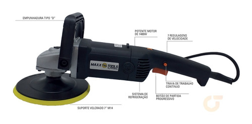  Politriz Rotativa 7  1.400w - Mxt 5135 - 110 V Ou 220 V