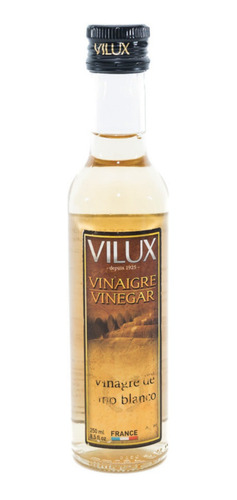 Vinagre Francés De Vino Blanco 250ml, Vilux Gourmet