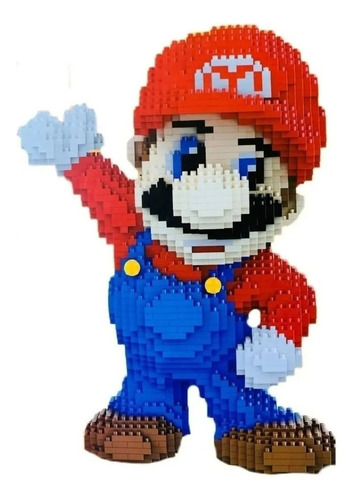 Figura Armable Mario Bros Bloques De Construcción Cantidad De Piezas 2497