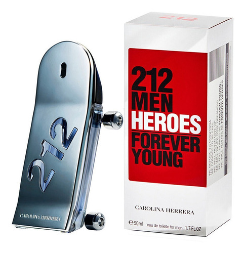 212 Man Heroes Forever Young Edt 50ml Silk Perfumes Ofertas