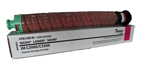 Toner Ricoh Im C3000-c3500 842253 Color Magenta Genérico