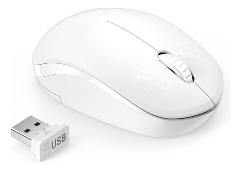 Mouse Seenda Wireless 2,4g/blanco