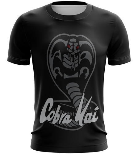 Playera Sublimada Cobra Kai Gris Infantil 4ta Temporada