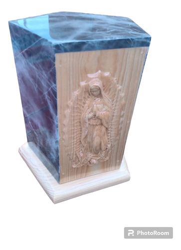 Urna Funeraria Virgen Tallada