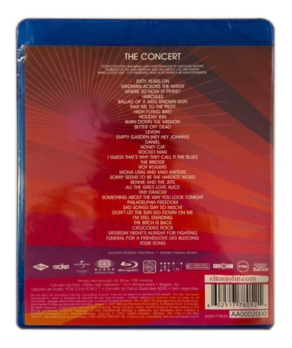 - Elton 60: En directo en el Madison Square Garden- Blu-ray 2007