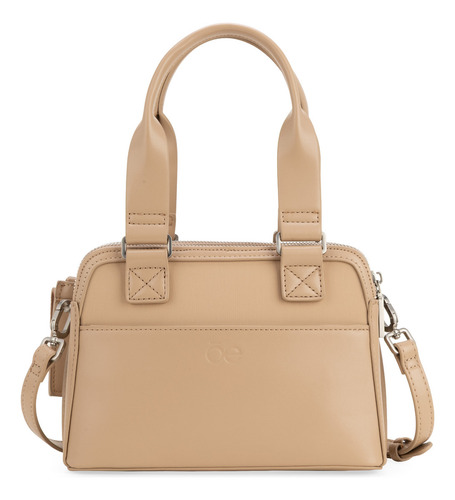 Bolsa Satchel Cloe Imery Chico Beige Chico