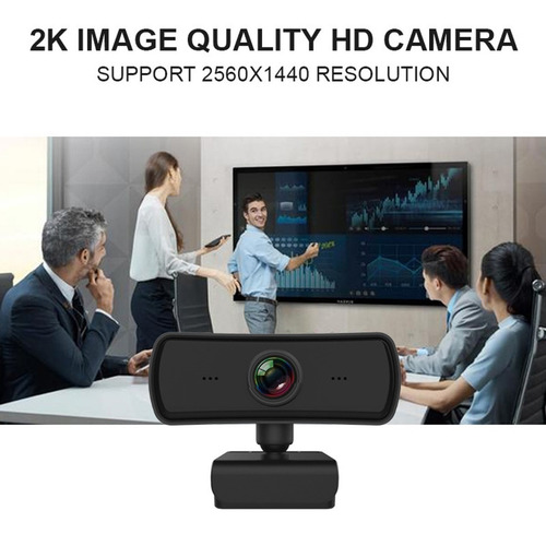 Imagen 7 de 9 de 2k Cámara Webcam Usb Con Micrófono Cámara Web Full Hd 1440p