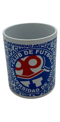 Tazón Mug Clásico U De Chile Uch Vaso Café Té Premium Coffee