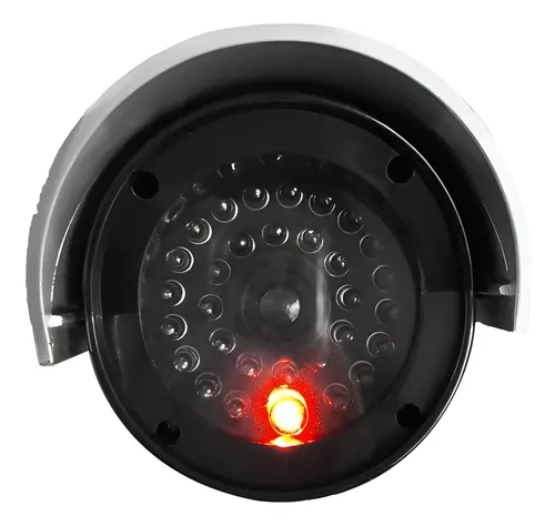 Camara Falsa Tipo Domo Ccd Con Luz Led Seguridad