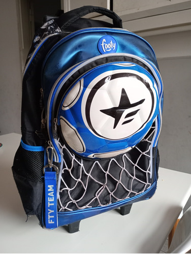 Mochila Escolar Con Carrito Pelota