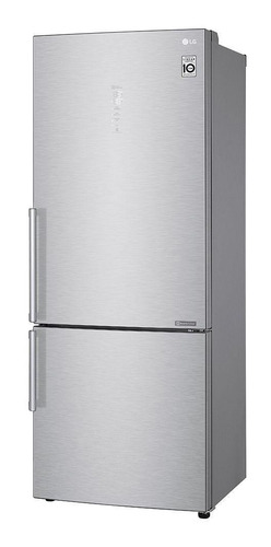Refrigerador Smart LG Botton Freezer 451 Litros 220v Inox