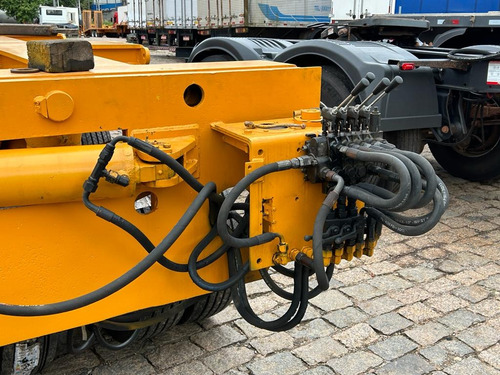 Carreta Prancha Modular Linha De Eixo Biseli - 12 Eixos