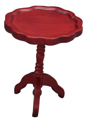 1:12 Simulación De Mesa De Casa De Muñecas Para Rojo