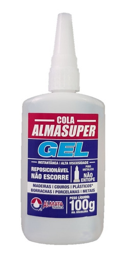 Kit C/ 12 Cola Instantânea Almasuper Gel 100g