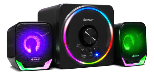 Mini System Bluetooth Home Theather Caixa De Som Knup Usb Fm