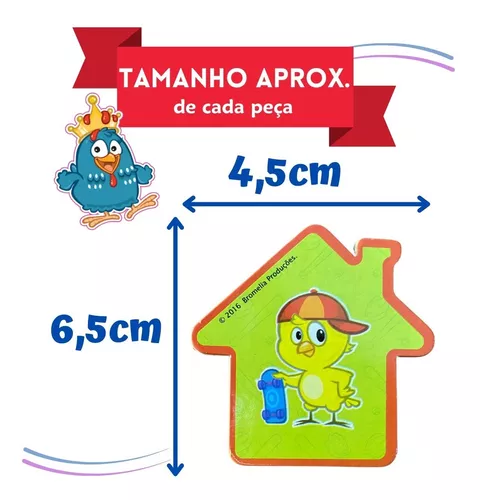 Kit 4 Jogos Educativos Pedagógicos - Galinha Pintadinha- Nig