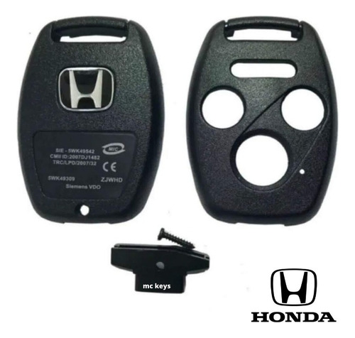 Caracasa Honda Llave Civic Accord 2006 2007 2008 2009 2010