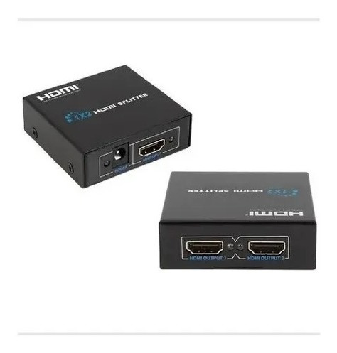 Amplificador De Vídeo Hdmi Splitter 1x2 Full Hd 4k 2k 3d