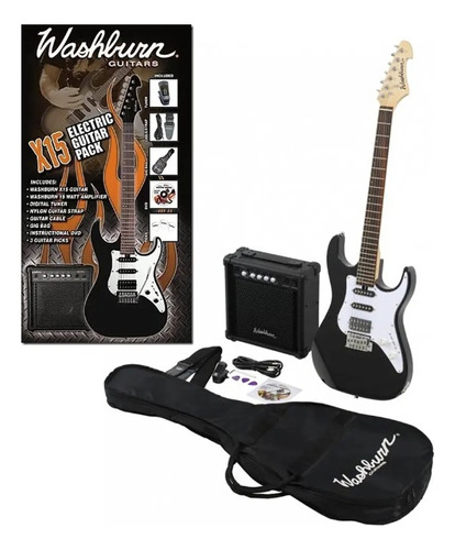 Pack Guitarra Eléctrica Washburn X15 Ts