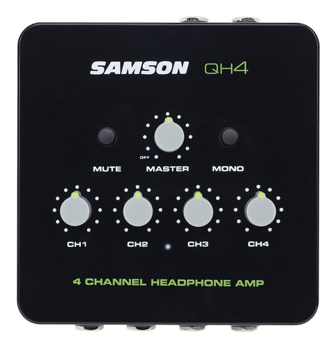 Samson Qh4 Amplificador De Auriculares De 4 Canales